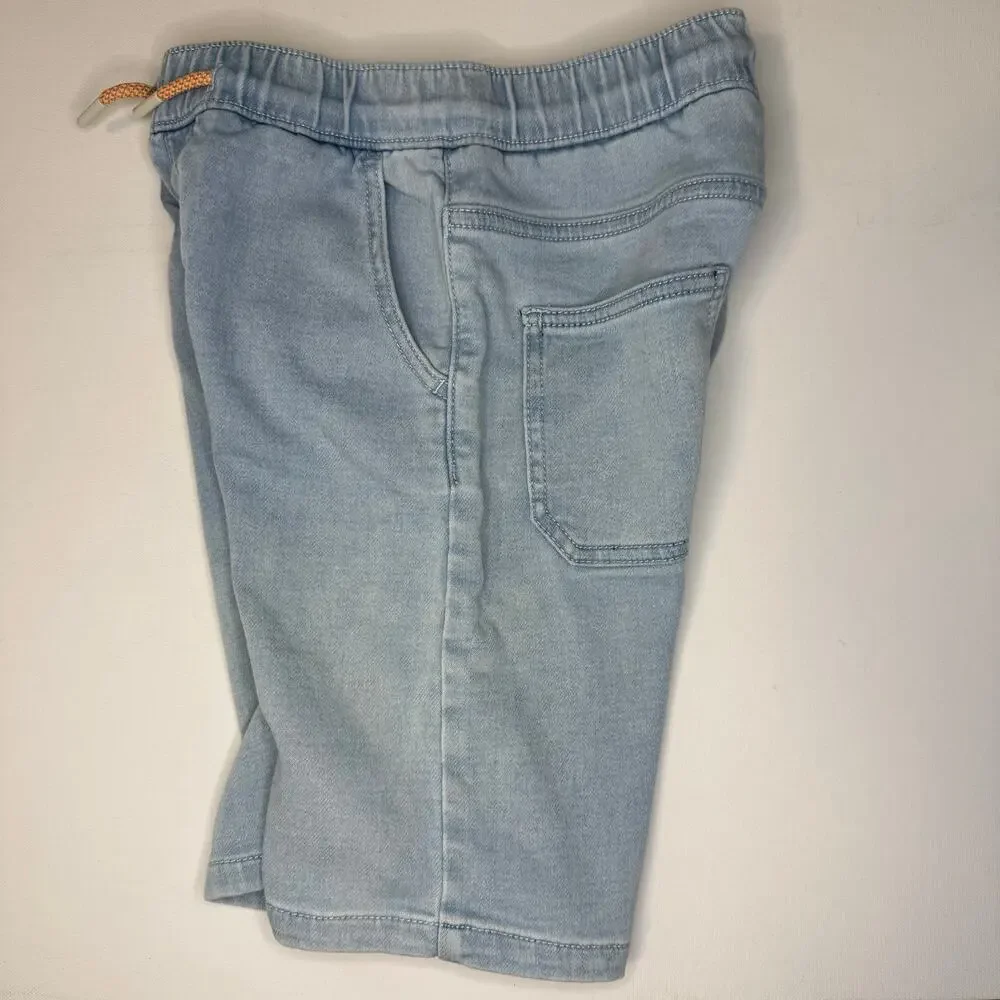 Zara Drawstring Jean Shorts Kids Size 9 Years